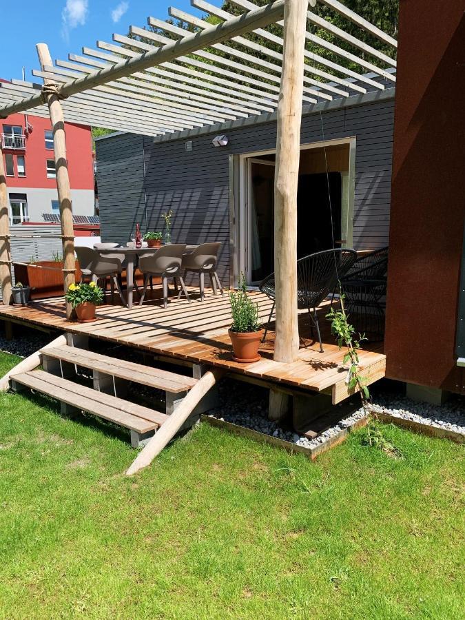 Hjem - Tiny Homes Direkt Am Wald Zwischen Allgaeu & Bodensee Bergatreute 外观 照片