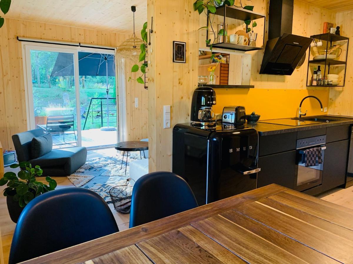 Hjem - Tiny Homes Direkt Am Wald Zwischen Allgaeu & Bodensee Bergatreute 外观 照片